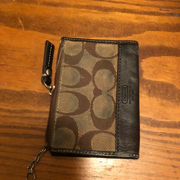 Coach Vintage y2k glitter gold wristlet lurex - Picture 4 of 7